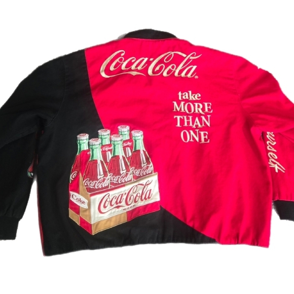 Vintage Nascar Racing Jacket JH Design Coca Cola Sz 2XL RARE - Picture 6 of 16